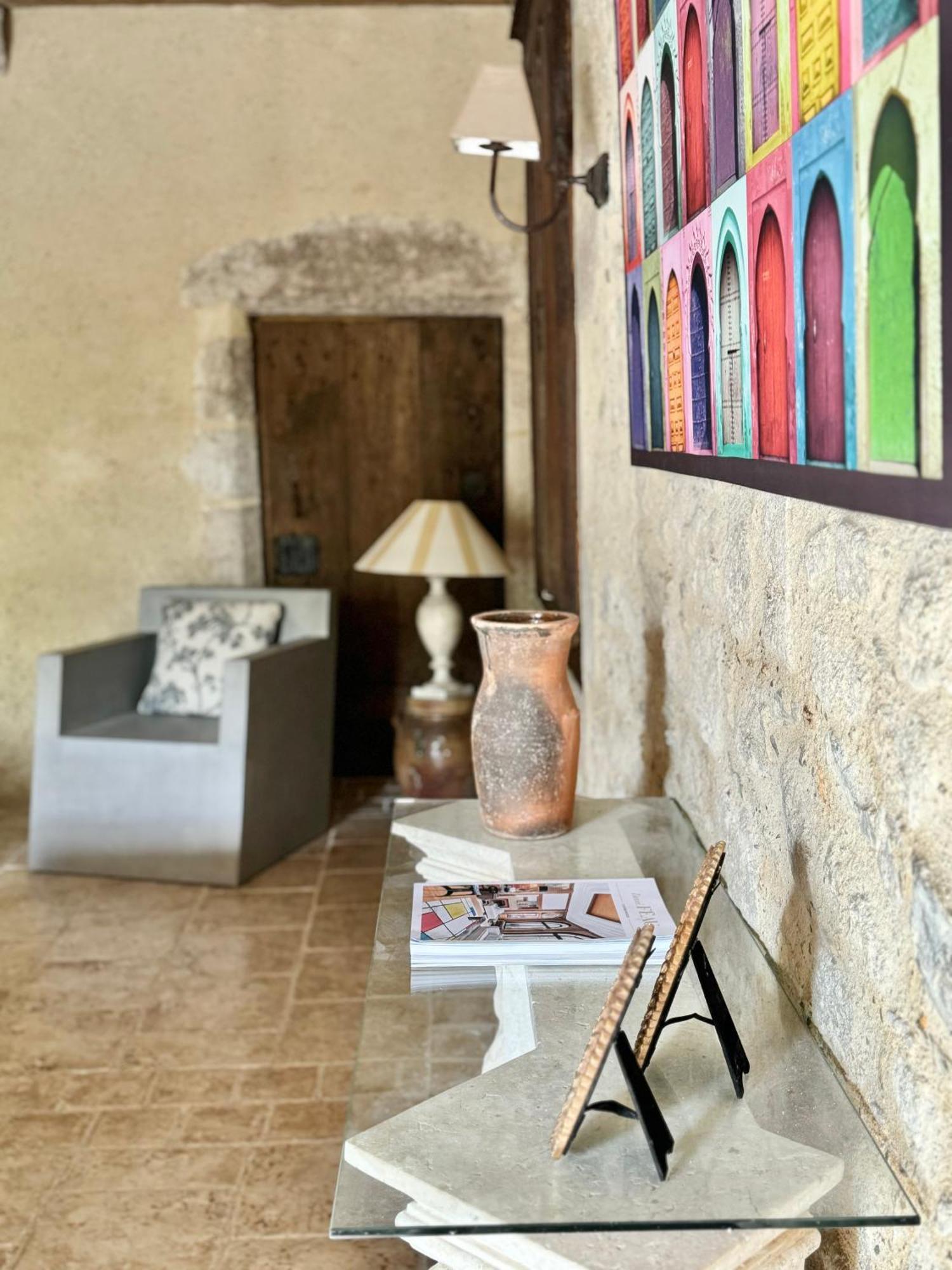 Manoir Medieval Art Deco - Logis Des 3 Artistes セーヴルモン エクステリア 写真
