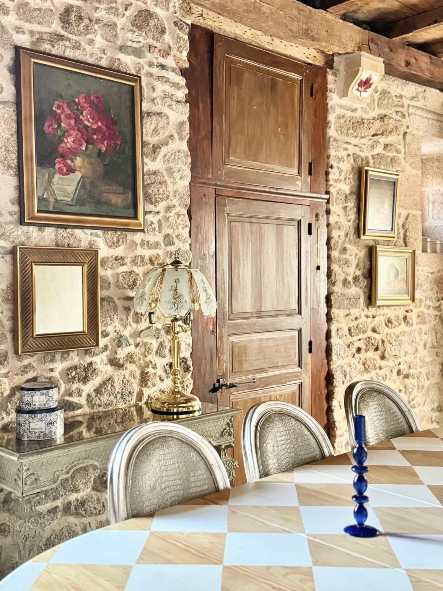 Manoir Medieval Art Deco - Logis Des 3 Artistes セーヴルモン エクステリア 写真
