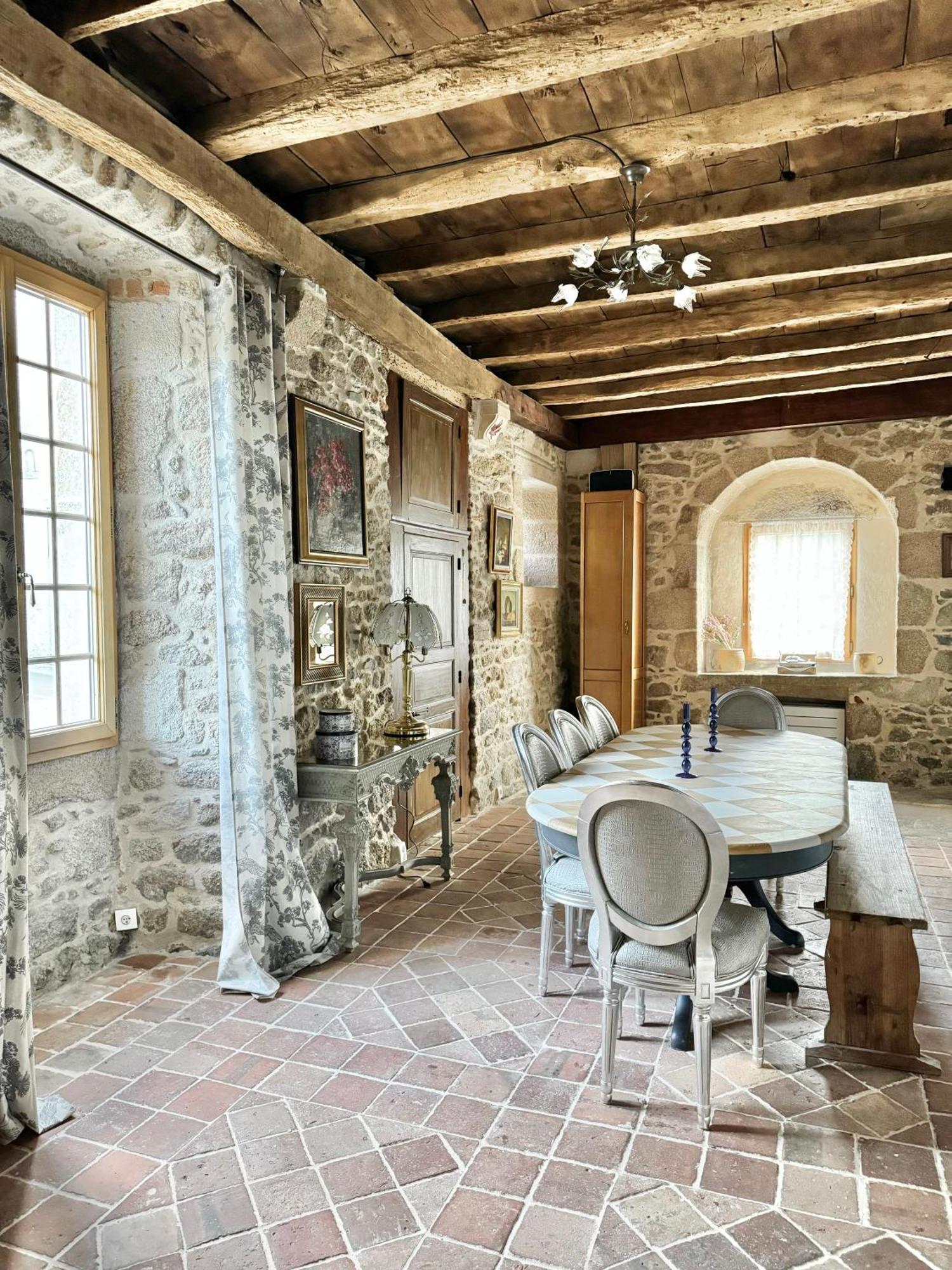 Manoir Medieval Art Deco - Logis Des 3 Artistes セーヴルモン エクステリア 写真
